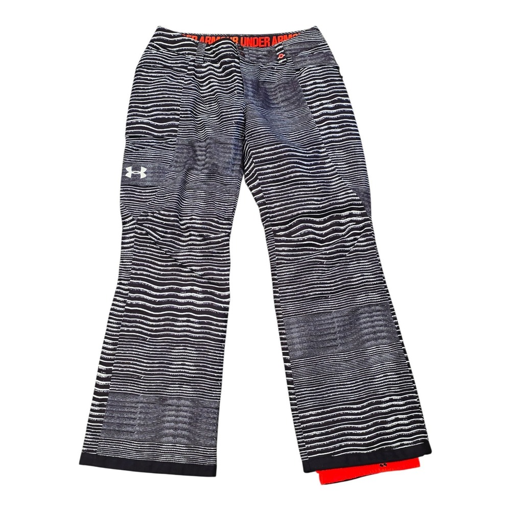 Under Armour Infrared ColdGear Zebra Print Snow Pants Ski Snowboard Mens Medium